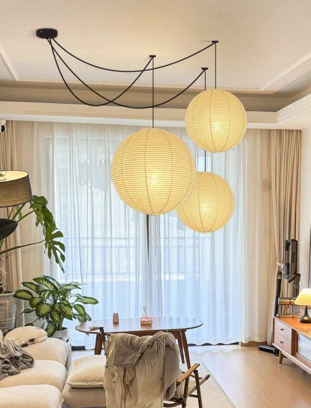 Vrimlo Papierballon-Pendelleuchten — Von Paris inspirierte Dekoration