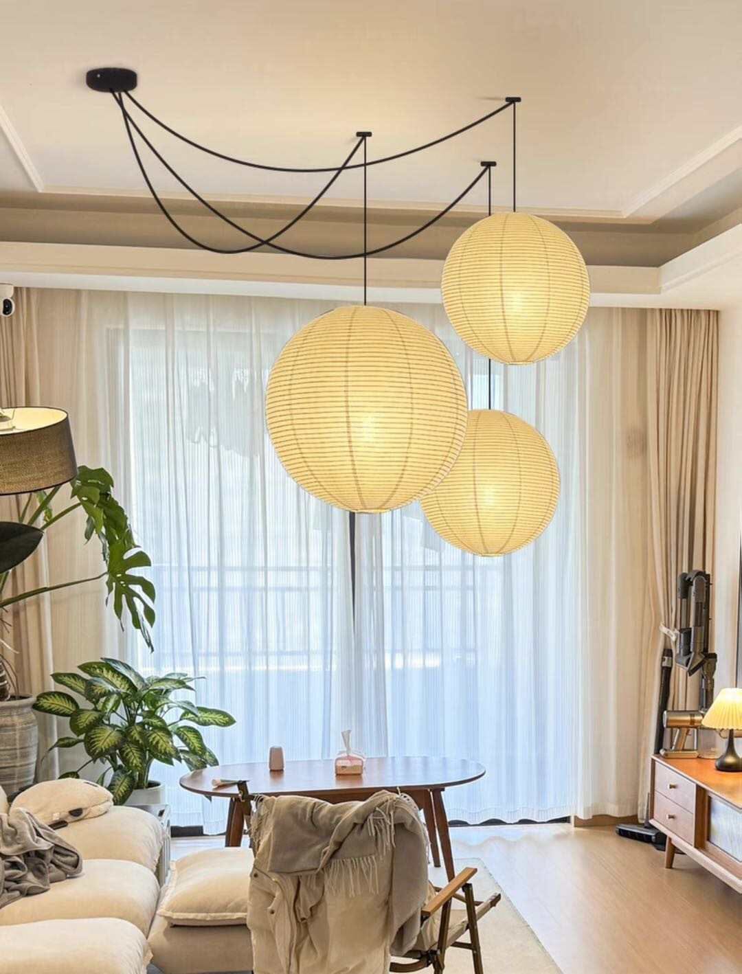 Vrimlo Papierballon-Pendelleuchten — Von Paris inspirierte Dekoration
