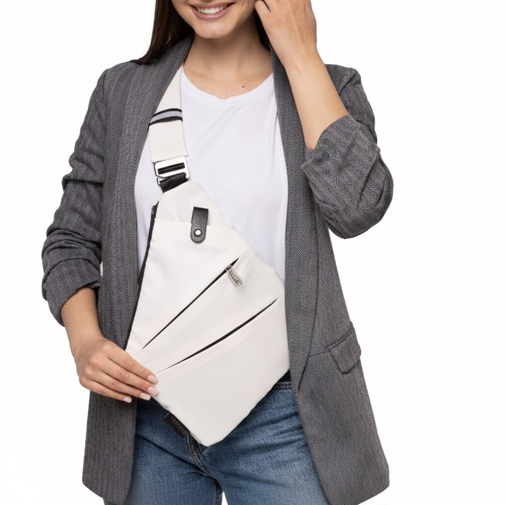 Anti-Theft Travel Bag — Concealed Zipper Design & Secure Front Pockets