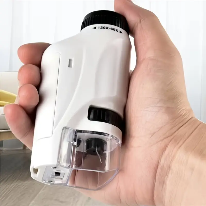 Miniaturowy mikroskop kieszonkowy MiniZoom — kompaktowa, przenośna zabawka edukacyjna