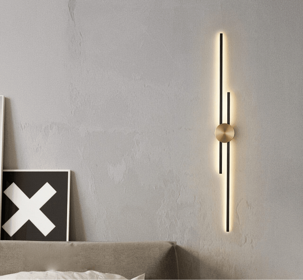 Bethnal Minimalistische Kupfer-Wandleuchte – Warm leuchtende Nachttischlampe