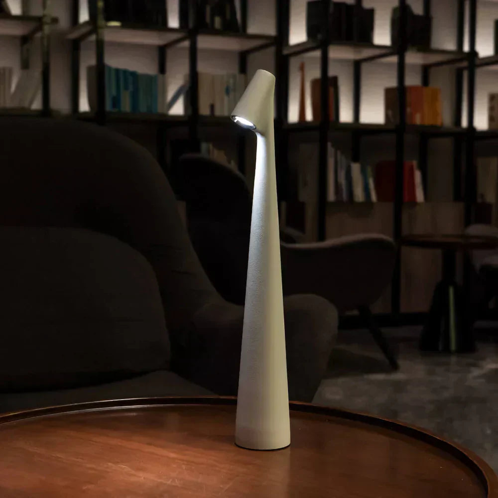 LumaNord Cordless LED Table Lamp — Touch-Controlled Brightness, Soft Ambient Light