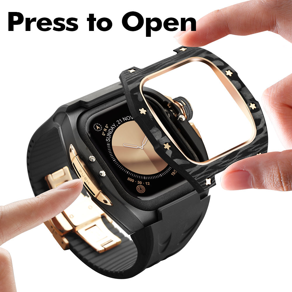 RM7013 Carbon Fiber Retrofit Case Kit for Apple Watch S10