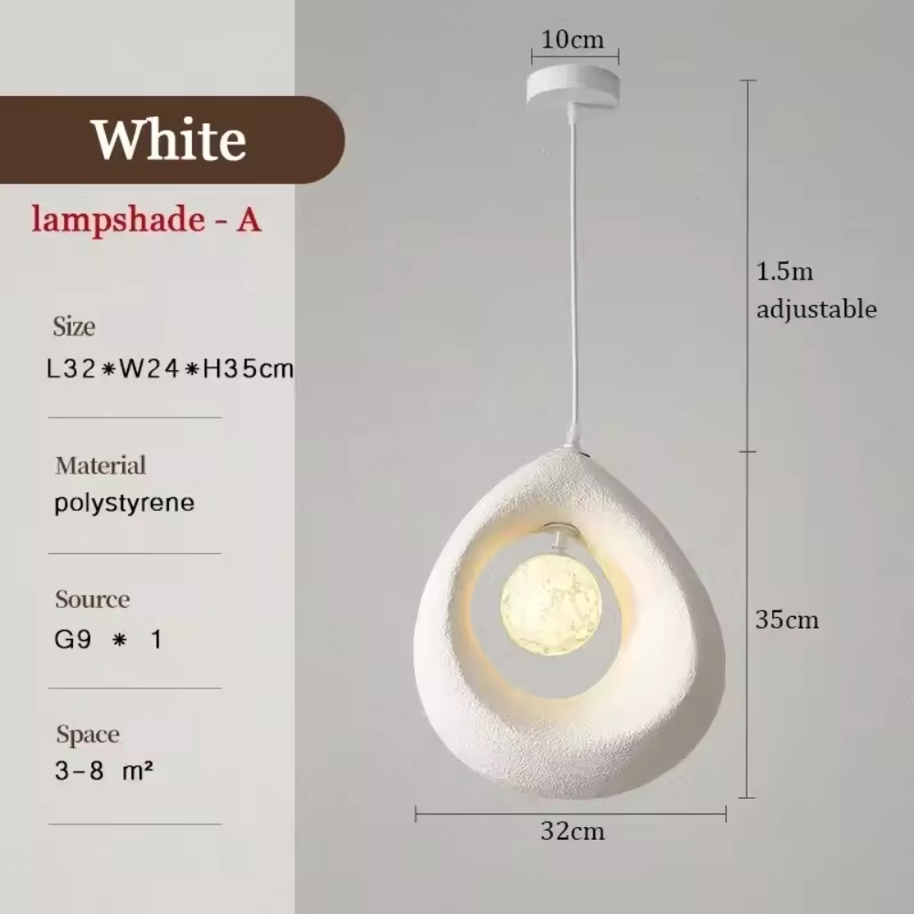 Arata Minimalist Pendant Light With Wabi Sabi Style For Homes