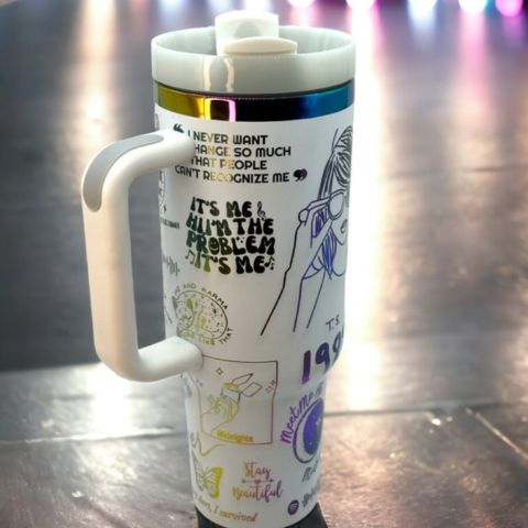Bicchiere termico Taylor Swift in acciaio inox, edizione limitata
