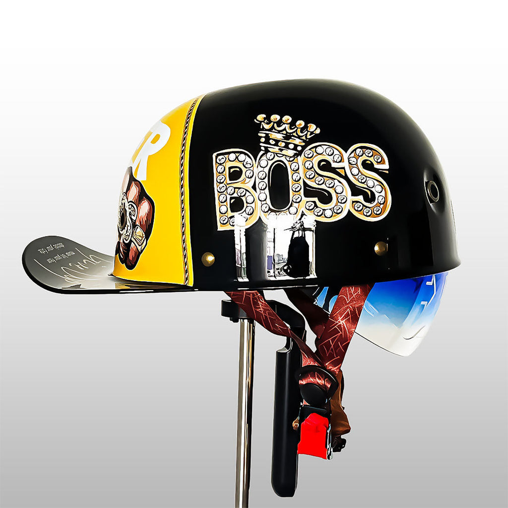 DOT & ECE Certified Moto Baseball Cap Style Helmet