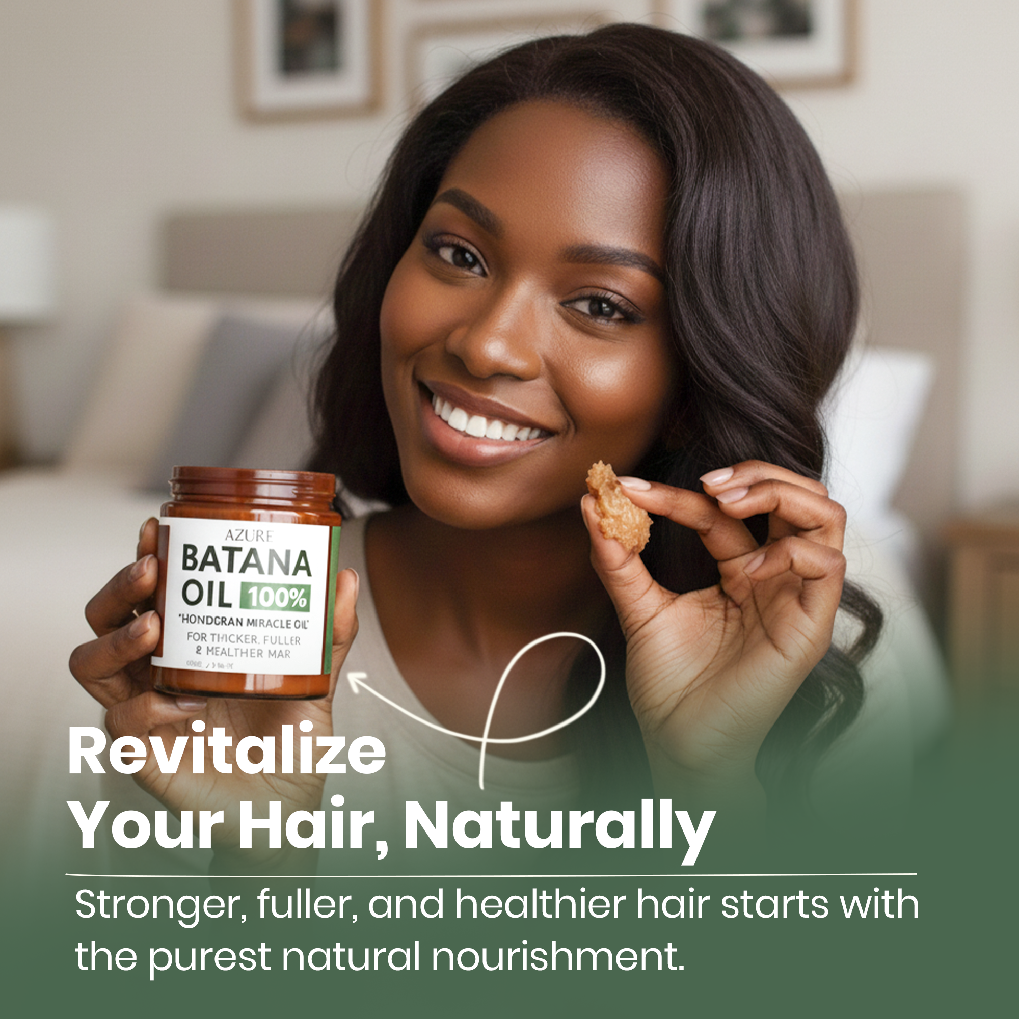 Organic Batana Hair and Scalp Oil — Single-Ingredient Small-Batch Formula