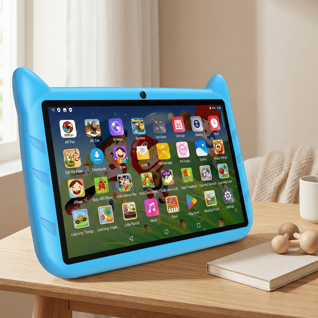 Kompaktní dětský tablet - rozšiřitelné úložiště, plynulý multitasking