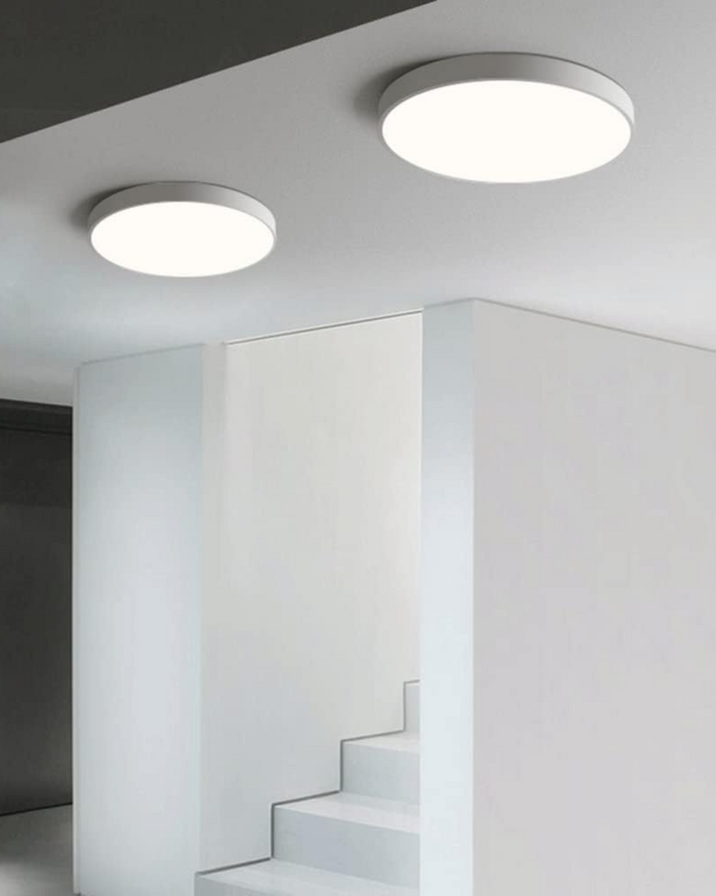SolaraLume Minimal Modern Ceiling Light With Warm Ambient Glow