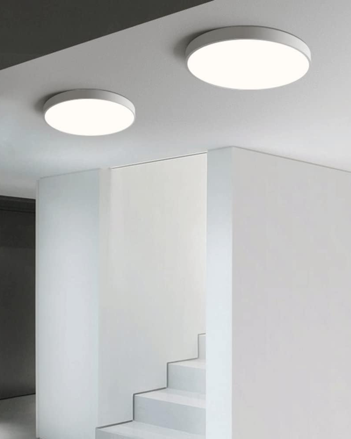 SolaraLume Minimal Modern Ceiling Light With Warm Ambient Glow