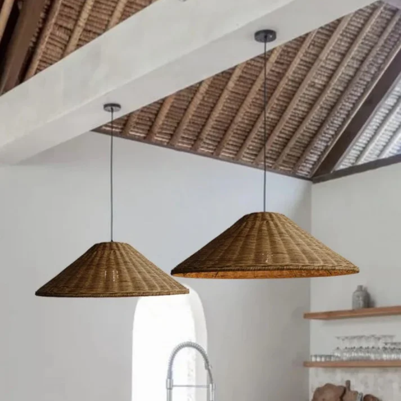 EverBamboo LED Hanging Pendant Light For Scandinavian Ceiling Decor