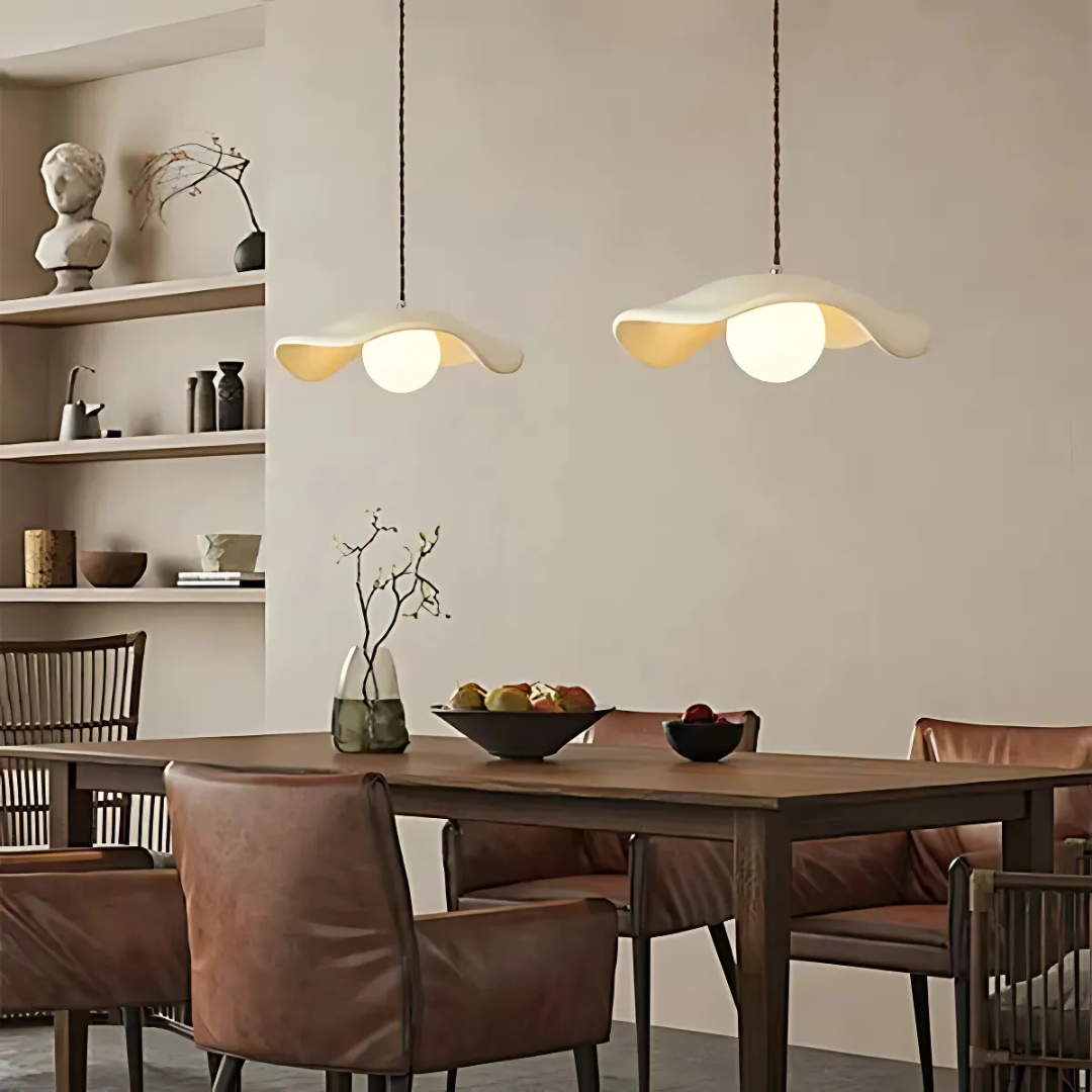Solara Pendant Light For Dining In Wabi Sabi Studio Style