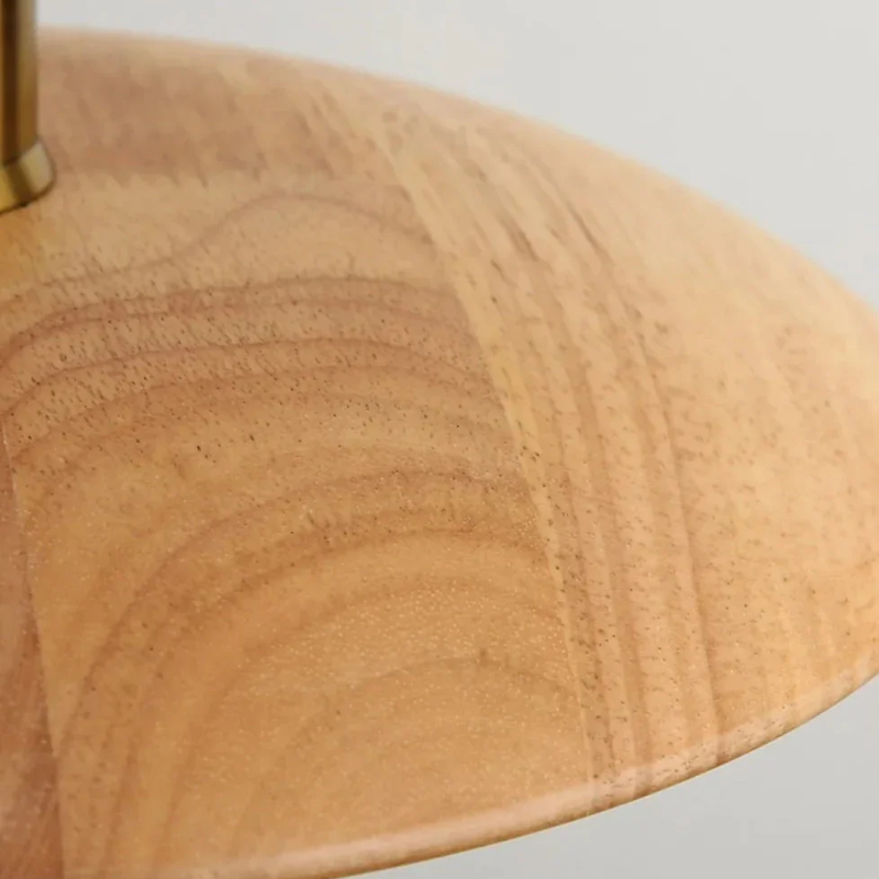 Oaklume LED Pendant Light In Solid Oak For Dining Rooms