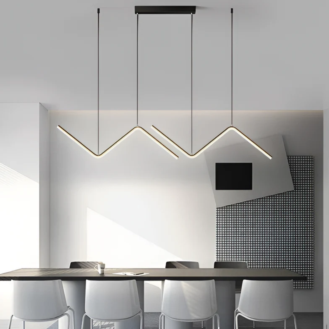 Lunara LED Pendelleuchte mit dreieckigem Design für moderne Innenräume