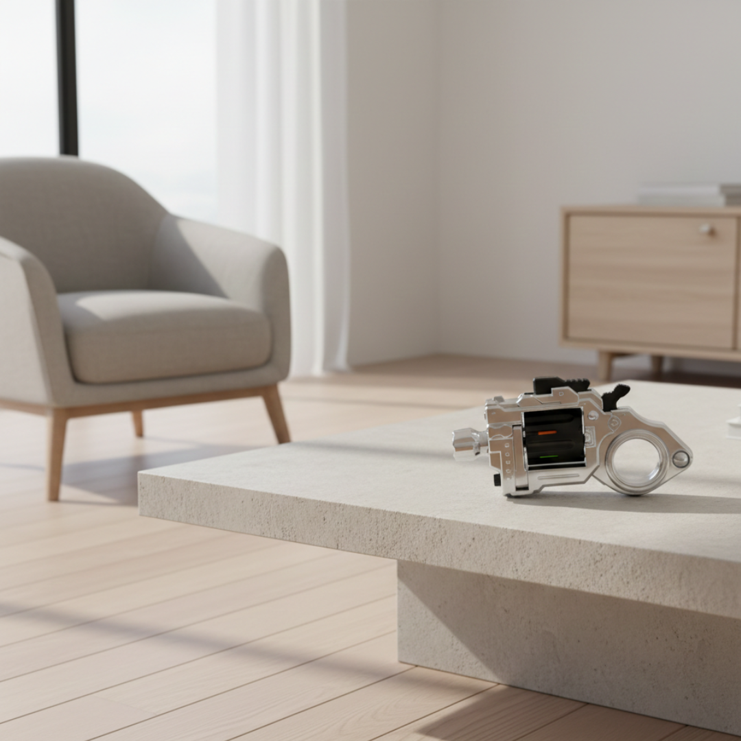 Mini-alloy-revolverudgave af fidgetspinner - mekanisme i lommestørrelse