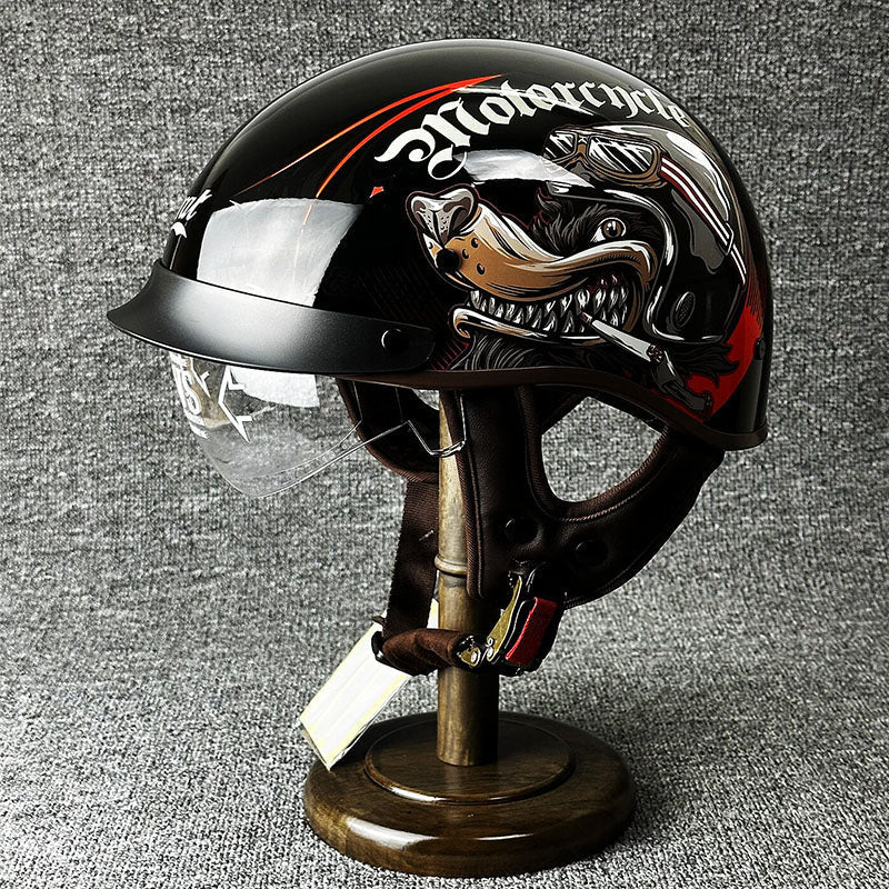 Streetwise-Chopper-Halbhelm - Mikro-Metallratschen-Schnellverschluss