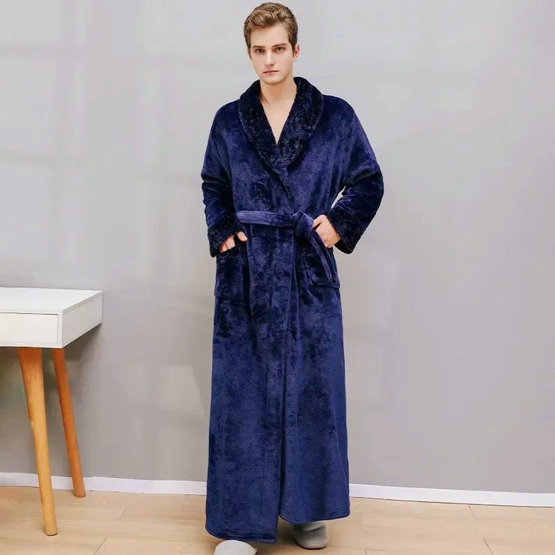 Luxury Unisex Winter Bathrobe — Warm, Comfortable Lounge Robe