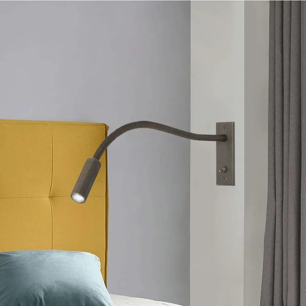 NexaLux justerbar LED-väggspotlight — design som läslampa