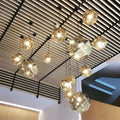 Στρογγυλό γεωμετρικό κρεμαστό φωτιστικό LichtDesign — Ηλεκτρολυτικά επεξεργασμένο μέταλλο