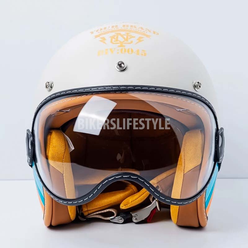 Universal Helmet Visor — HD Anti-UV Bubble Lens, Clear Vision