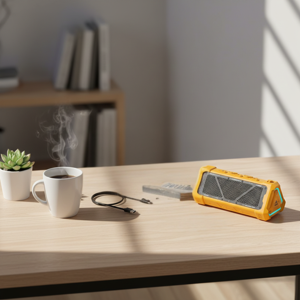 MLOVE P3 Outdoor-RGB-Bluetooth-Lautsprecher - Kompaktes Design, leistungsstarker, verzerrungsfreier Klang