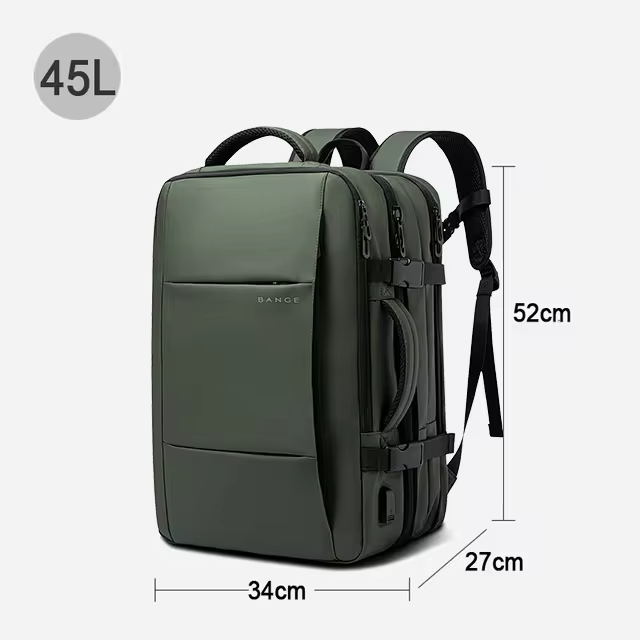 Expandable Waterproof Travel Backpack — Durable Travel Bag