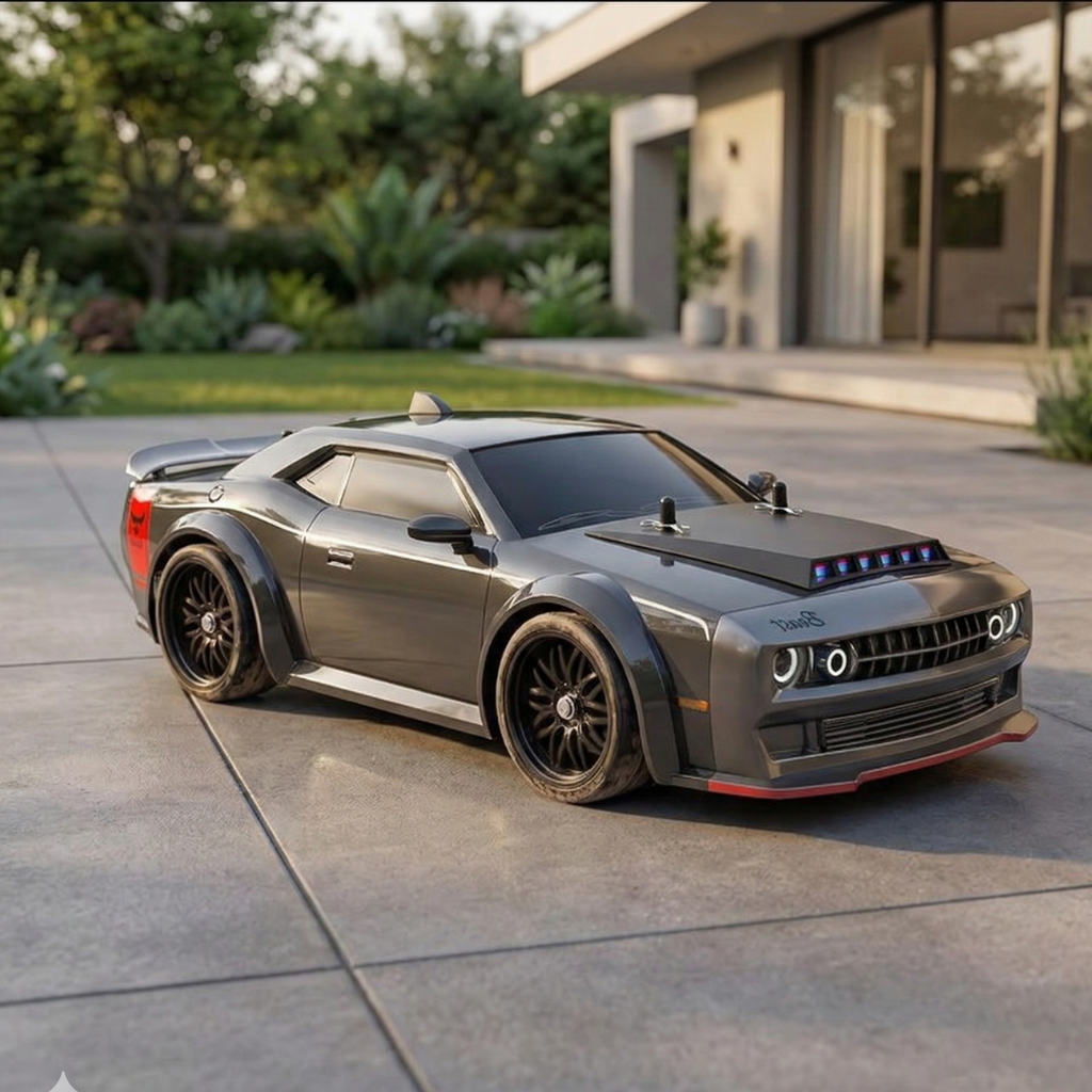 1:16 Scale Brushless 4WD RC Car — 70km/h Top Speed, Engineered Chassis Frame