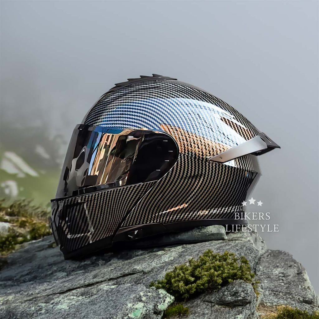 Casco modulare Orz a doppia lente certificato DOT ed ECE