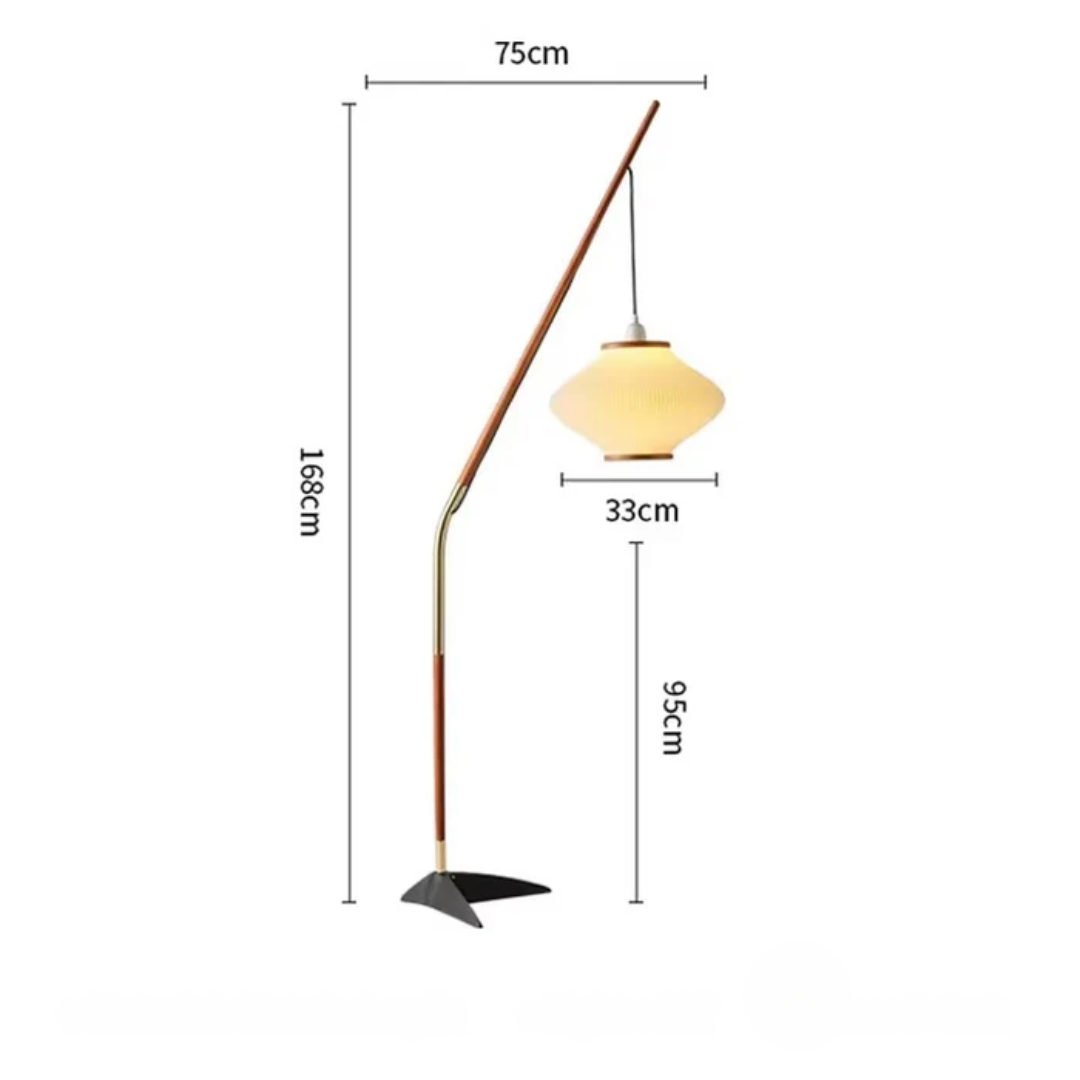 Draven Floor Lamp In Iron Finish With Medieval Charm For Warm Glow