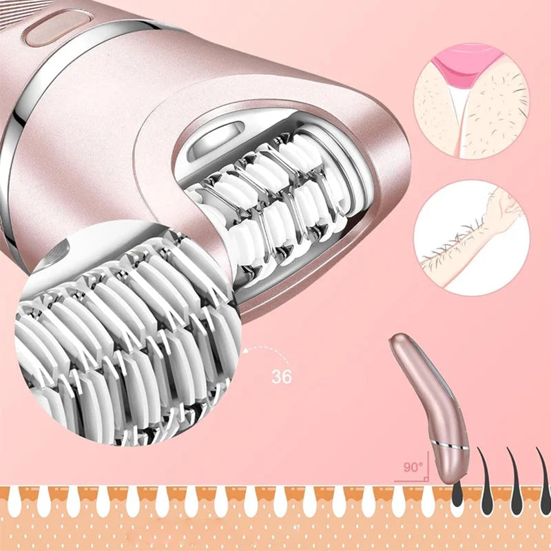 3-in-1 Waterproof Electric Shaver for Women | Filindra