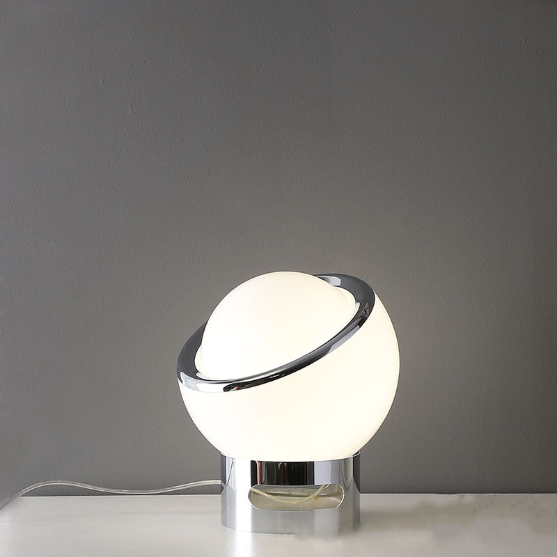 NovaLux Opal-Schreibtischlampe im Bauhaus-Glas-Stil für moderne Schreibtische und Regale