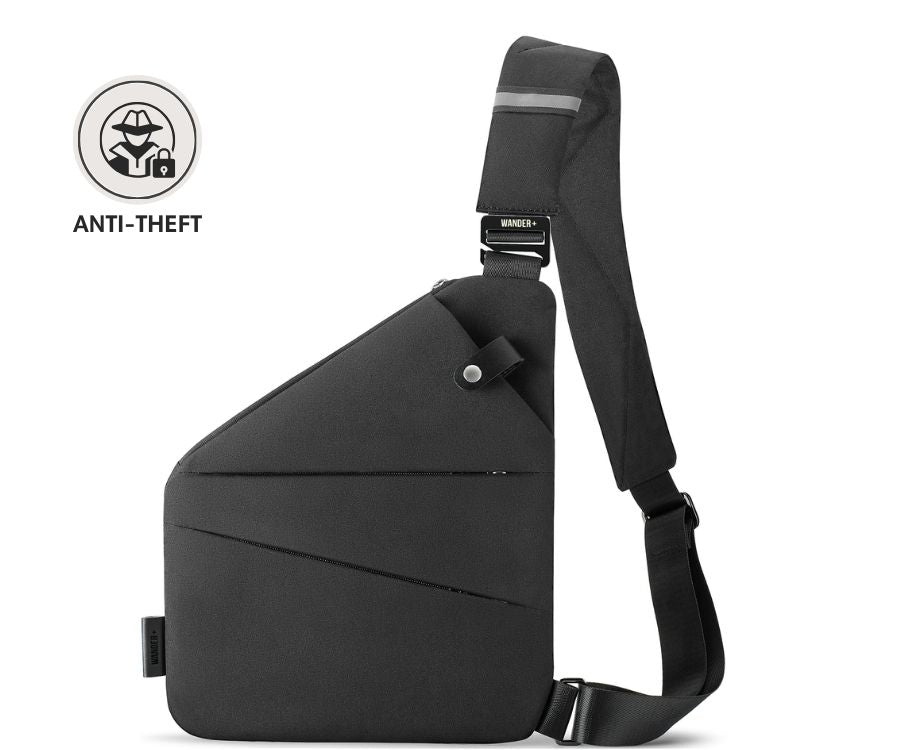 Anti-Theft Travel Bag — Concealed Zipper Design & Secure Front Pockets