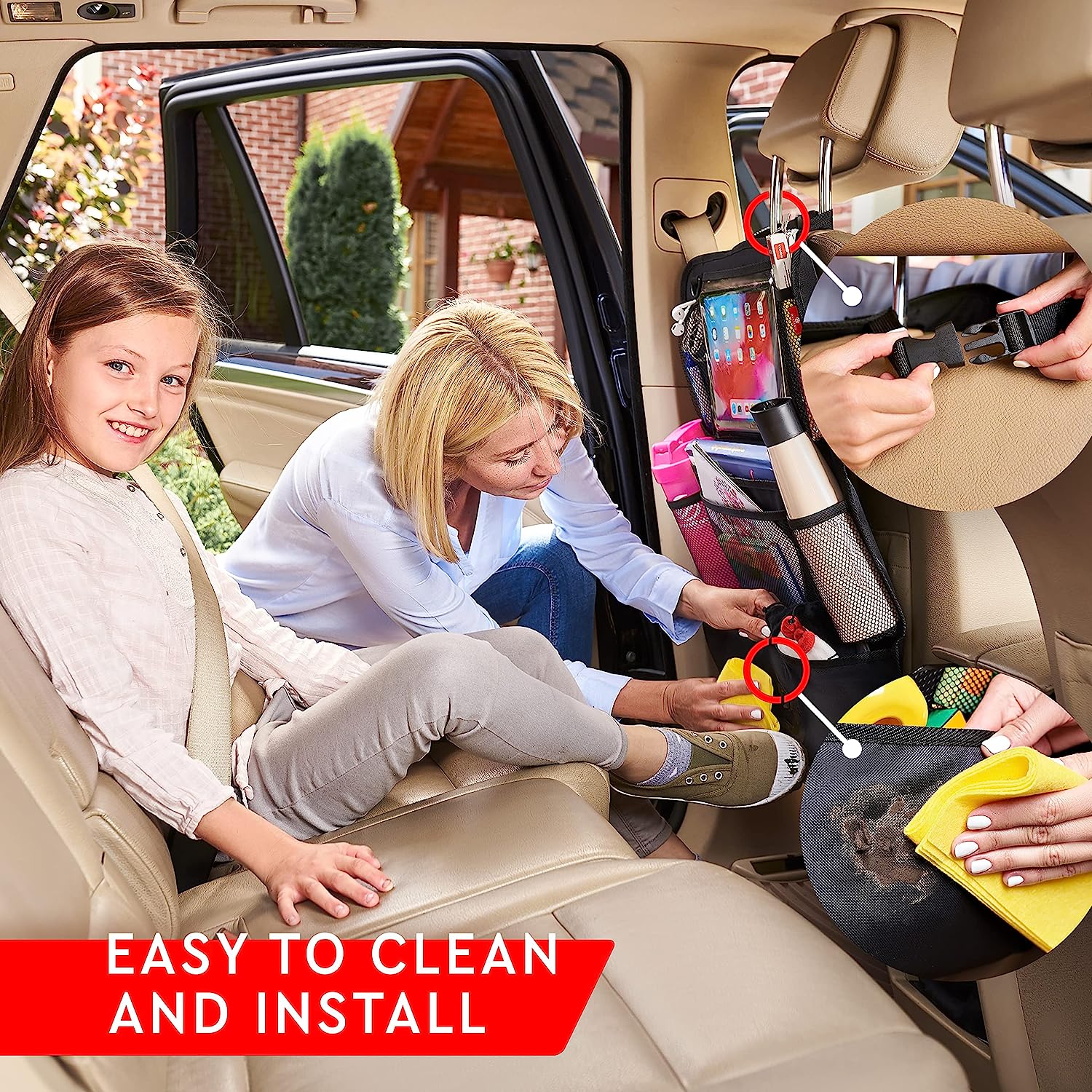 2-pack Car Backseat Organizer | Filindra