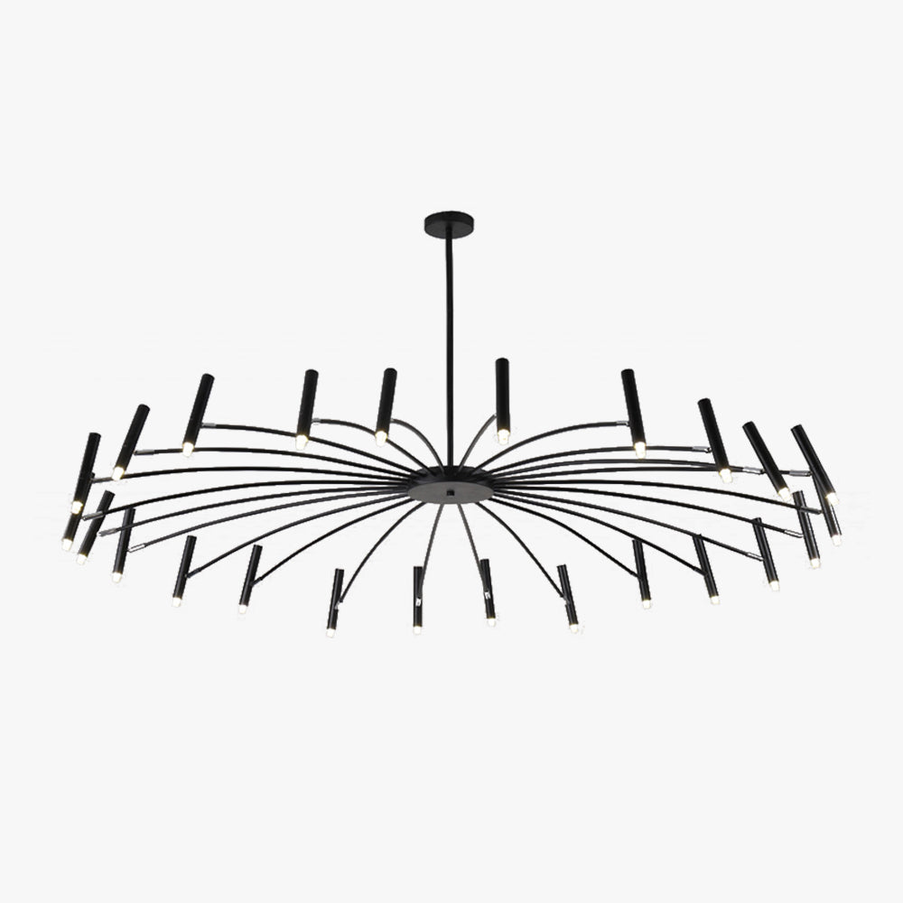 EvetteLuxe modern LED-taklampa — finish i guld och svart