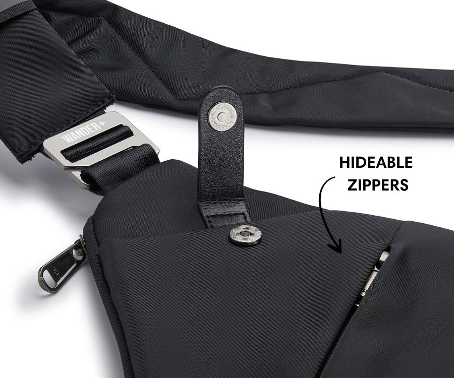 Anti-Theft Travel Bag — Concealed Zipper Design & Secure Front Pockets