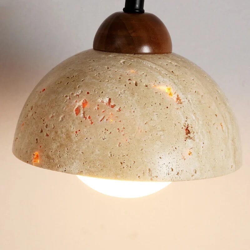 Tia Travertine Wall Lamp — Elegant Soft Ambient Lighting