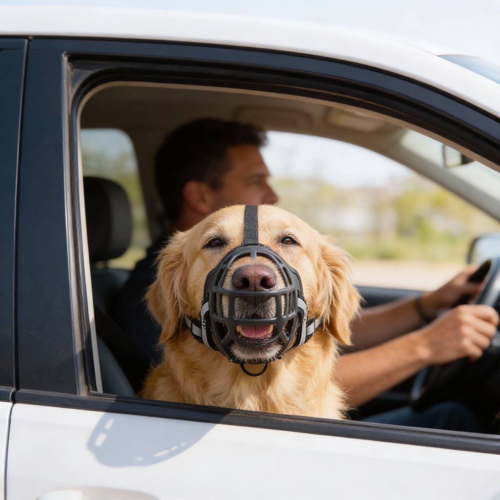 Dog Muzzle – SecureFit Adjustable Breathable & Anti-Bite Safety | Filindra