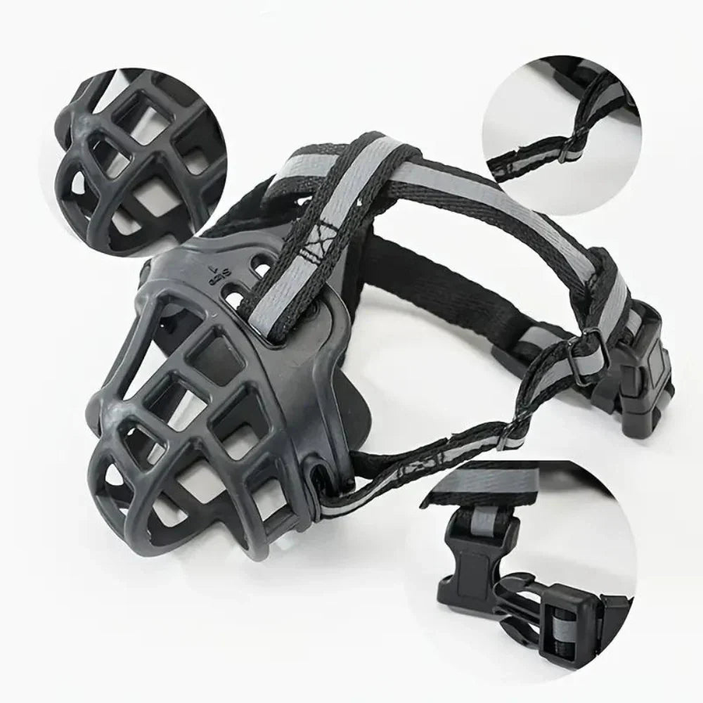 Dog Muzzle – SecureFit Adjustable Breathable & Anti-Bite Safety | Filindra