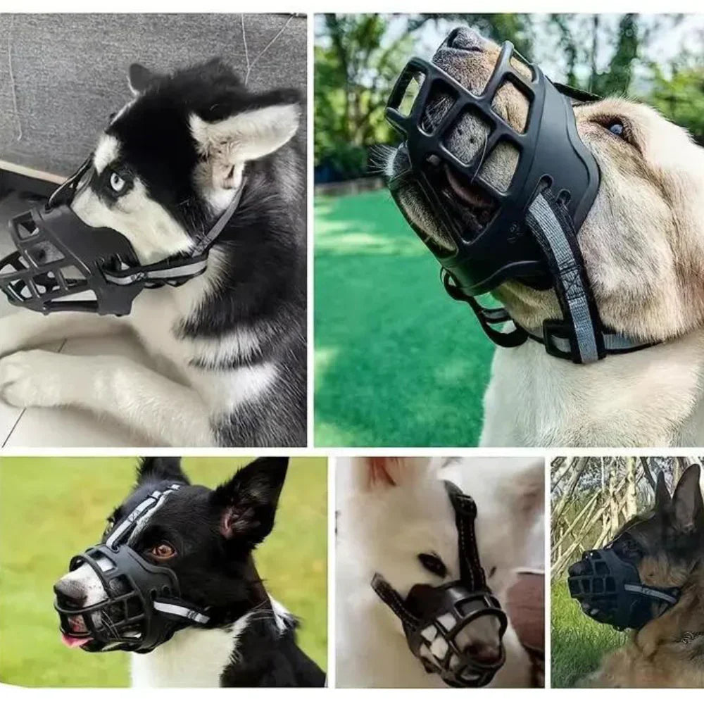 Dog Muzzle – SecureFit Adjustable Breathable & Anti-Bite Safety | Filindra
