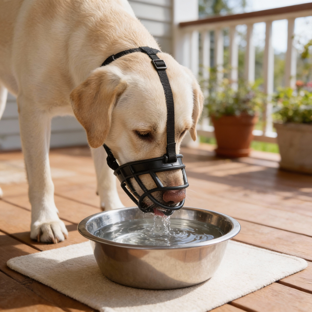 Dog Muzzle – SecureFit Adjustable Breathable & Anti-Bite Safety | Filindra