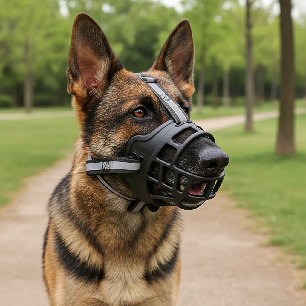 Dog Muzzle – SecureFit Adjustable Breathable & Anti-Bite Safety | Filindra