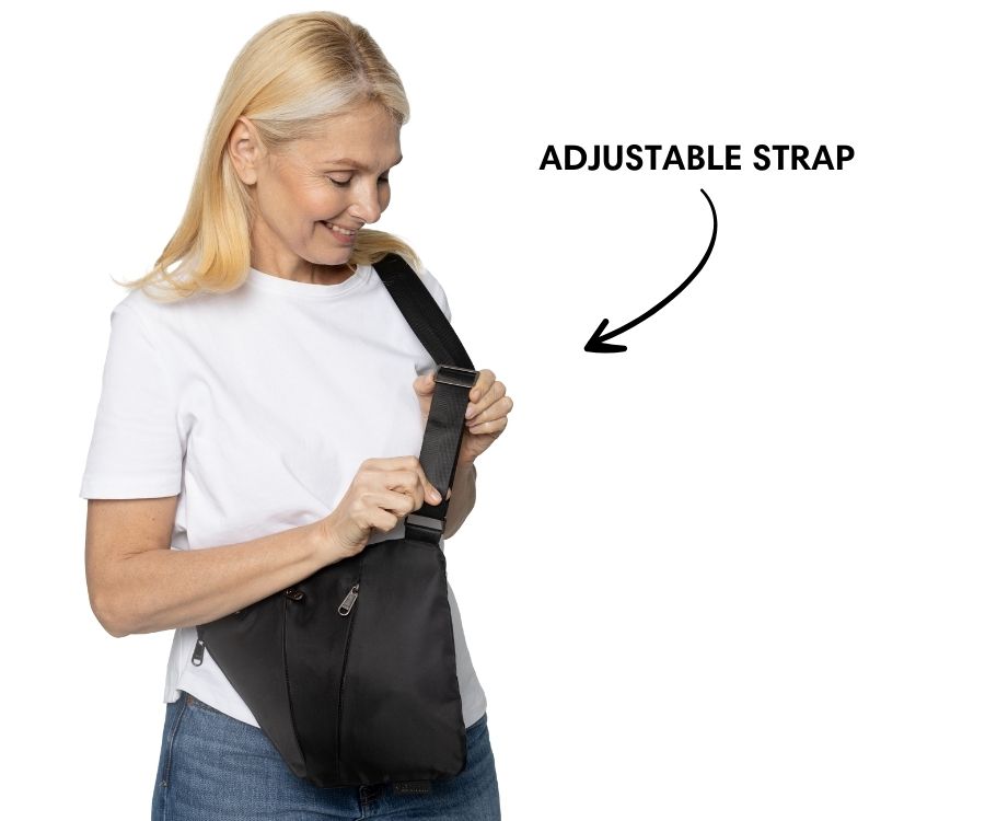Anti-Theft Travel Bag — Concealed Zipper Design & Secure Front Pockets