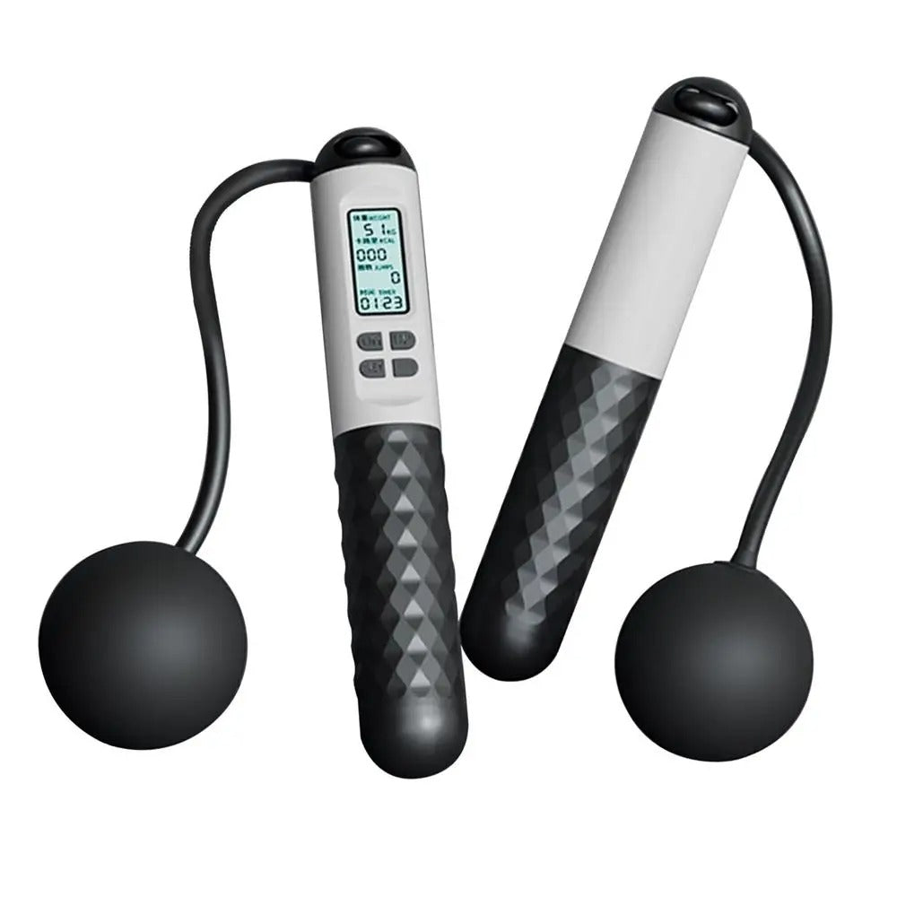 AeroFlex Cordless Weighted Jump Rope — Digital Counter