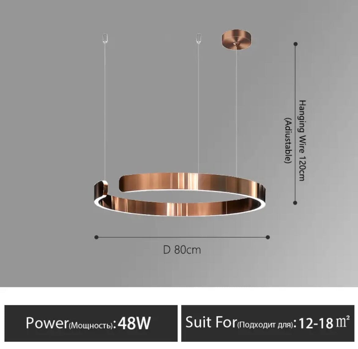 Liora Nordic Ring Chandelier With Elegant Modern Lighting