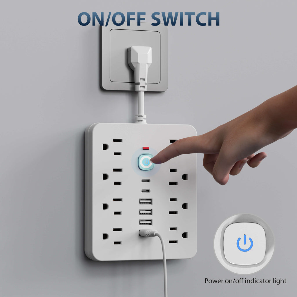 14-In-1 Power Strip With Surge Protection | Filindra