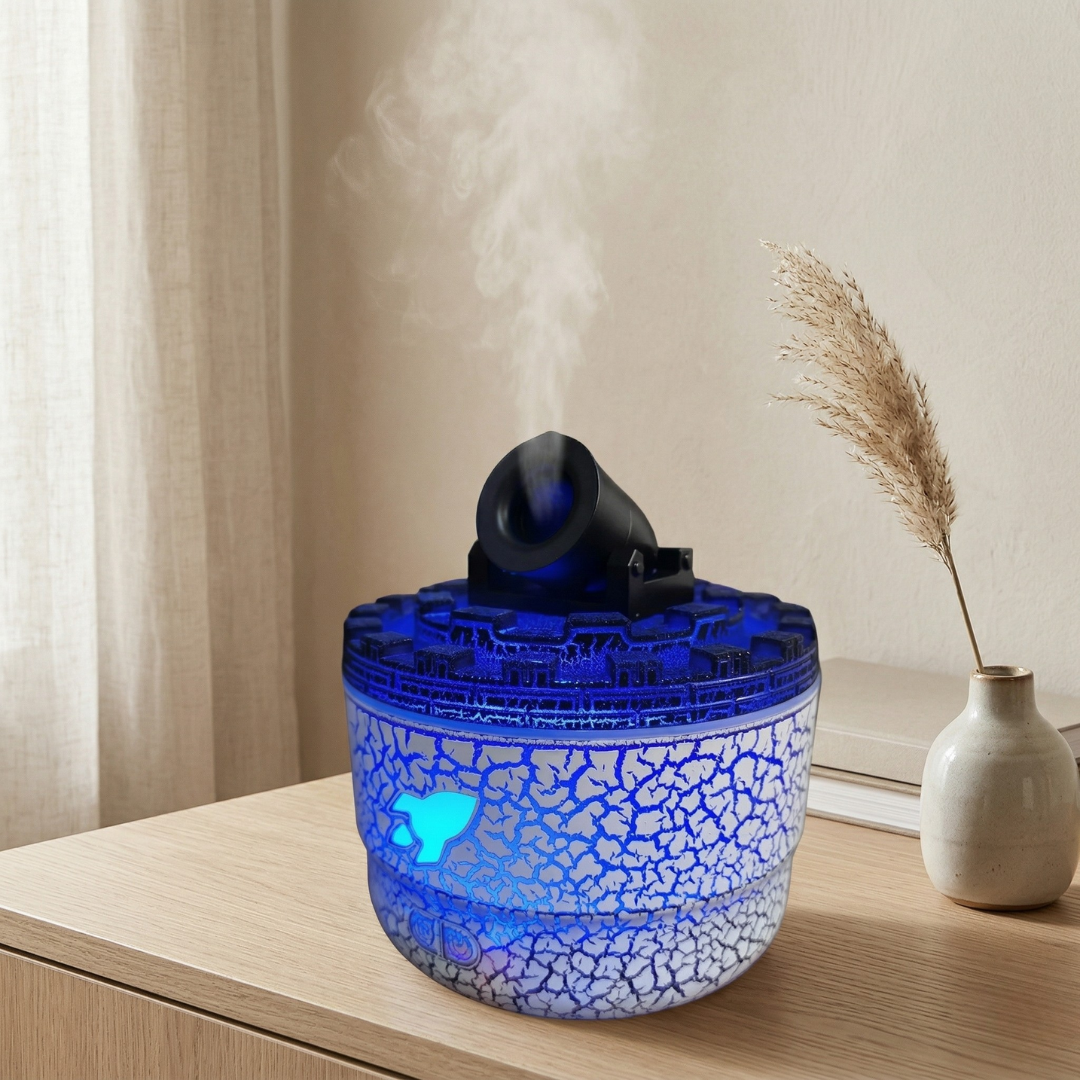 Kompaktní ultrazvukový aroma difuzér — integrovaný časovač, výstup jemné mlhy
