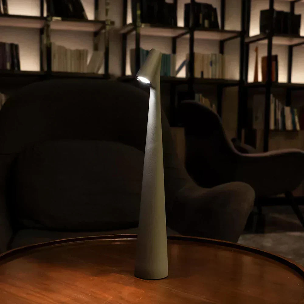 LumaNord Cordless LED Table Lamp — Touch-Controlled Brightness, Soft Ambient Light