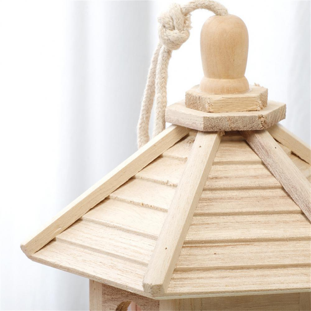 Wooden Transparent Household Bird Feeder | Filindra