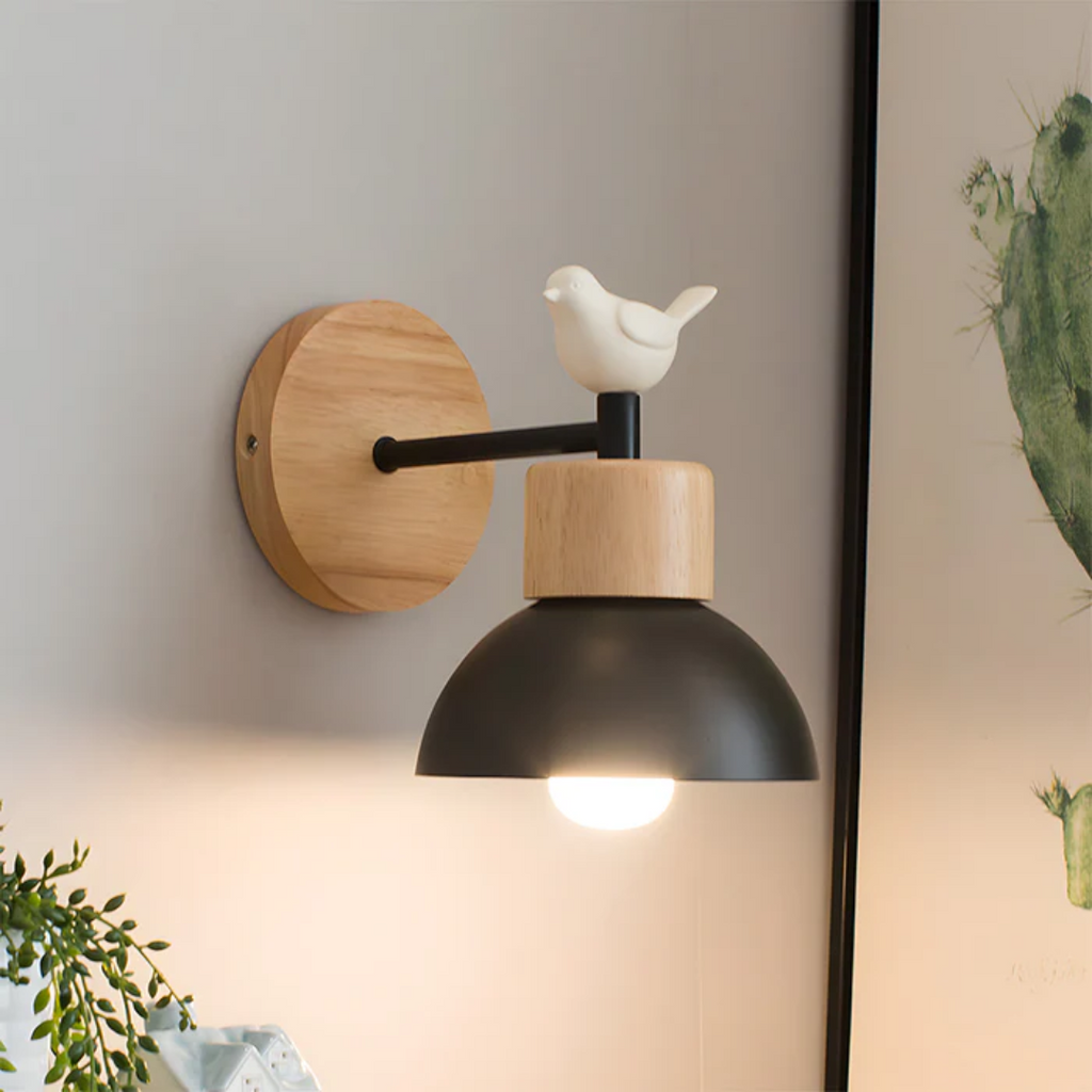 SylvaWood Wall Light For Bedroom, Living Room, And Kitchen