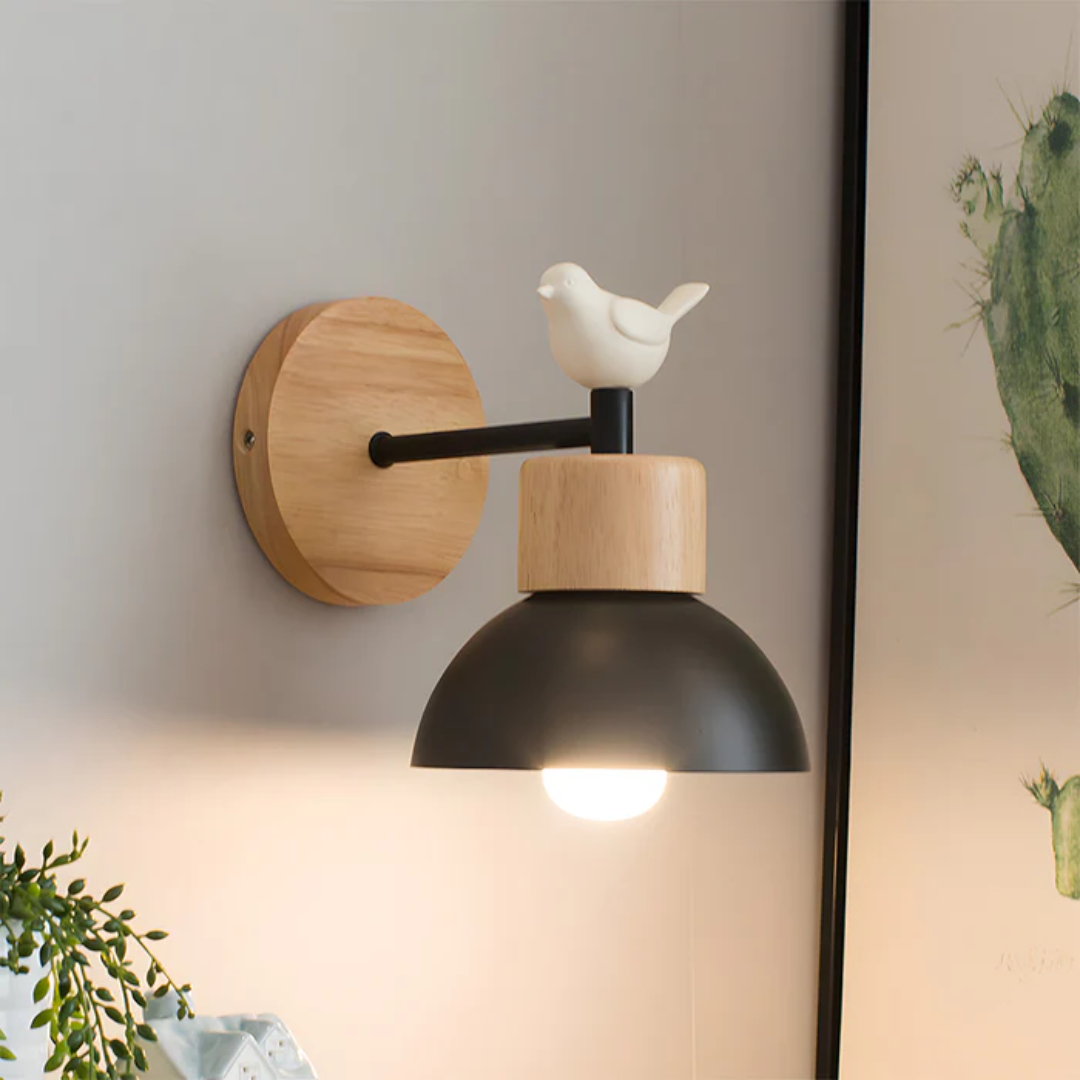 SylvaWood Wall Light For Bedroom, Living Room, And Kitchen
